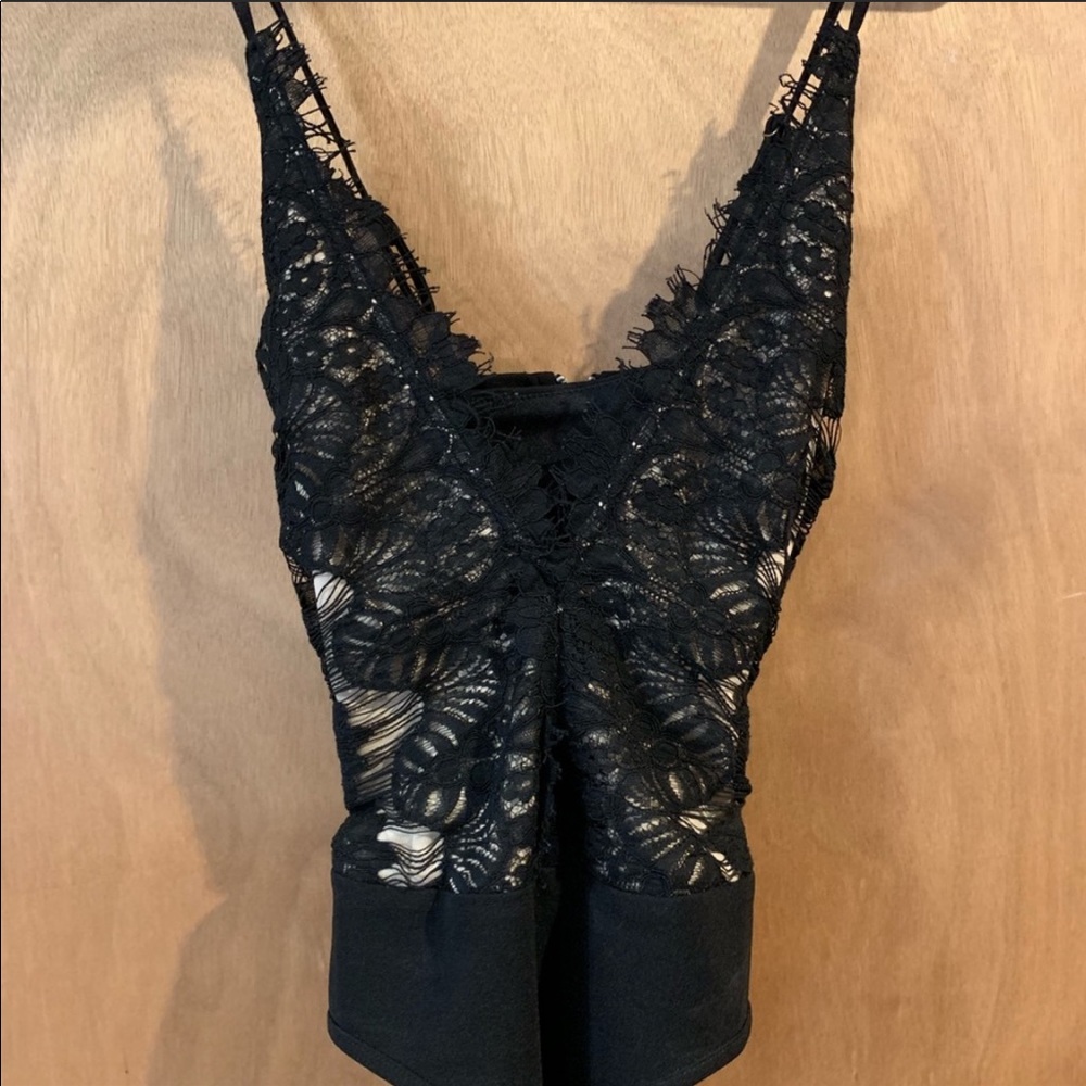 Black Eyelash Bodysuit
